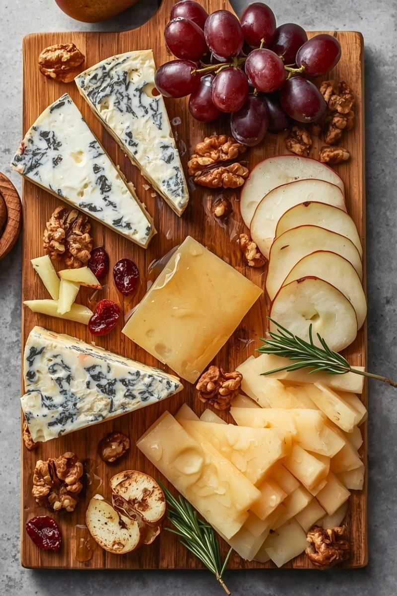 Blue Cheese Wedges and Sharp Aged Cheddar Recipe