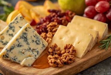 Blue Cheese Wedges and Sharp Aged Cheddar Recipe