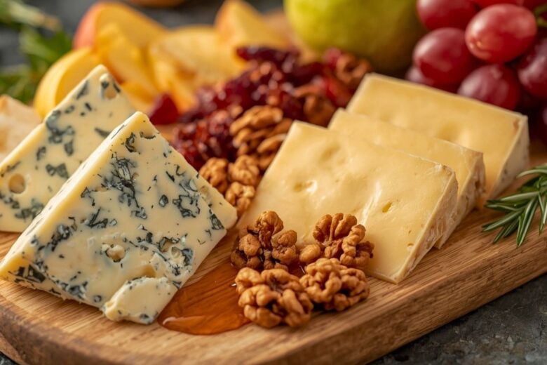 Blue Cheese Wedges and Sharp Aged Cheddar Recipe