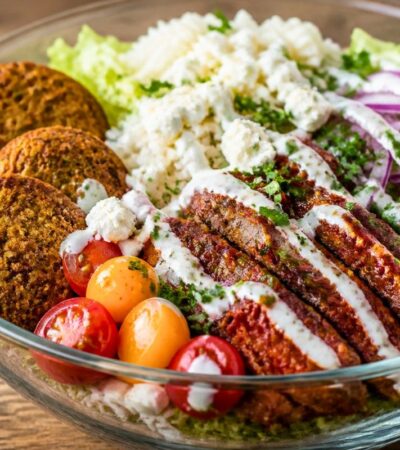 Falafel Patties Harissa Steak Bowls Recipe