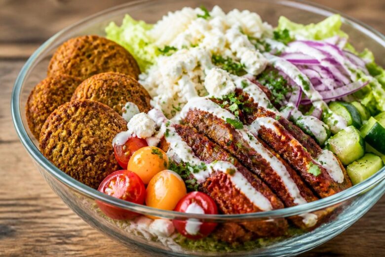 Falafel Patties Harissa Steak Bowls Recipe