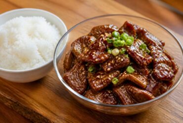 Glossy Sweet-Savory Beef Recipe