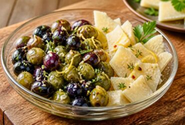Marinated Olives and Fresh Pecorino Recipe