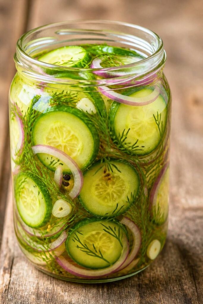 Refreshing Pickled Cucumbers Recipe