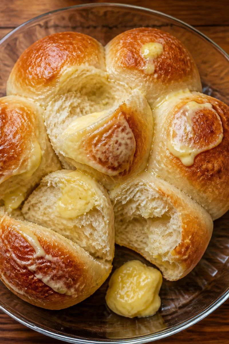 Warm Sourdough Dinner Rolls with Compound Honey Butter Recipe