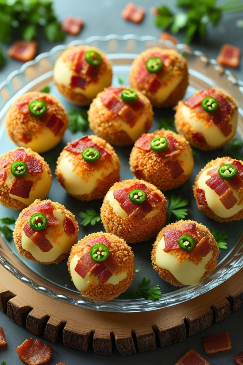 Bacon Jalapeño Popper Cheese Balls - Grill Cuisines Recipe