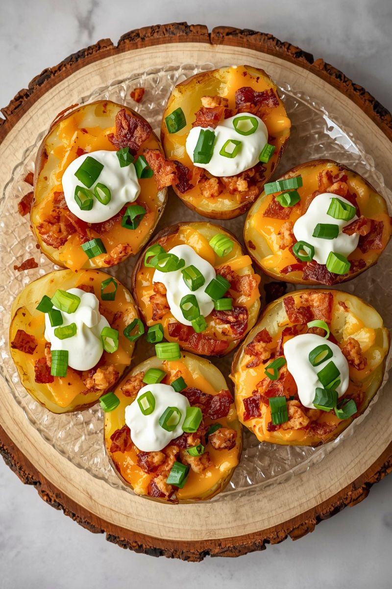 Baked Potato Skins Recipe