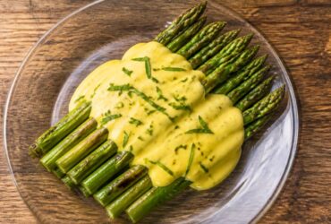 Charred Asparagus Spears Béarnaise Sauce Recipe