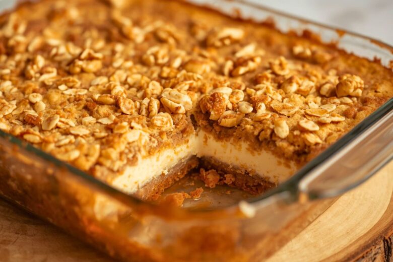 Cheesecake Stuffed Carrot Cake Cobbler Recipe