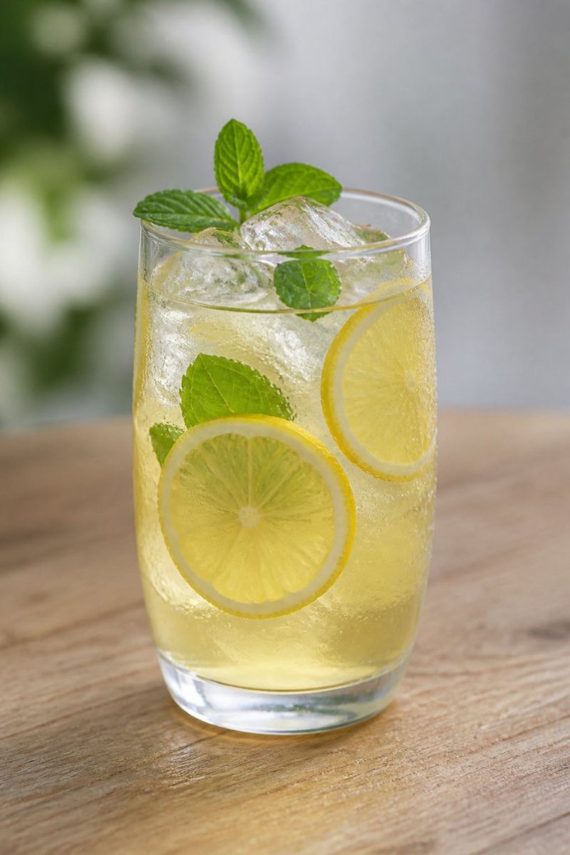 Chilled Non-Alcoholic Lemon Drink Recipe