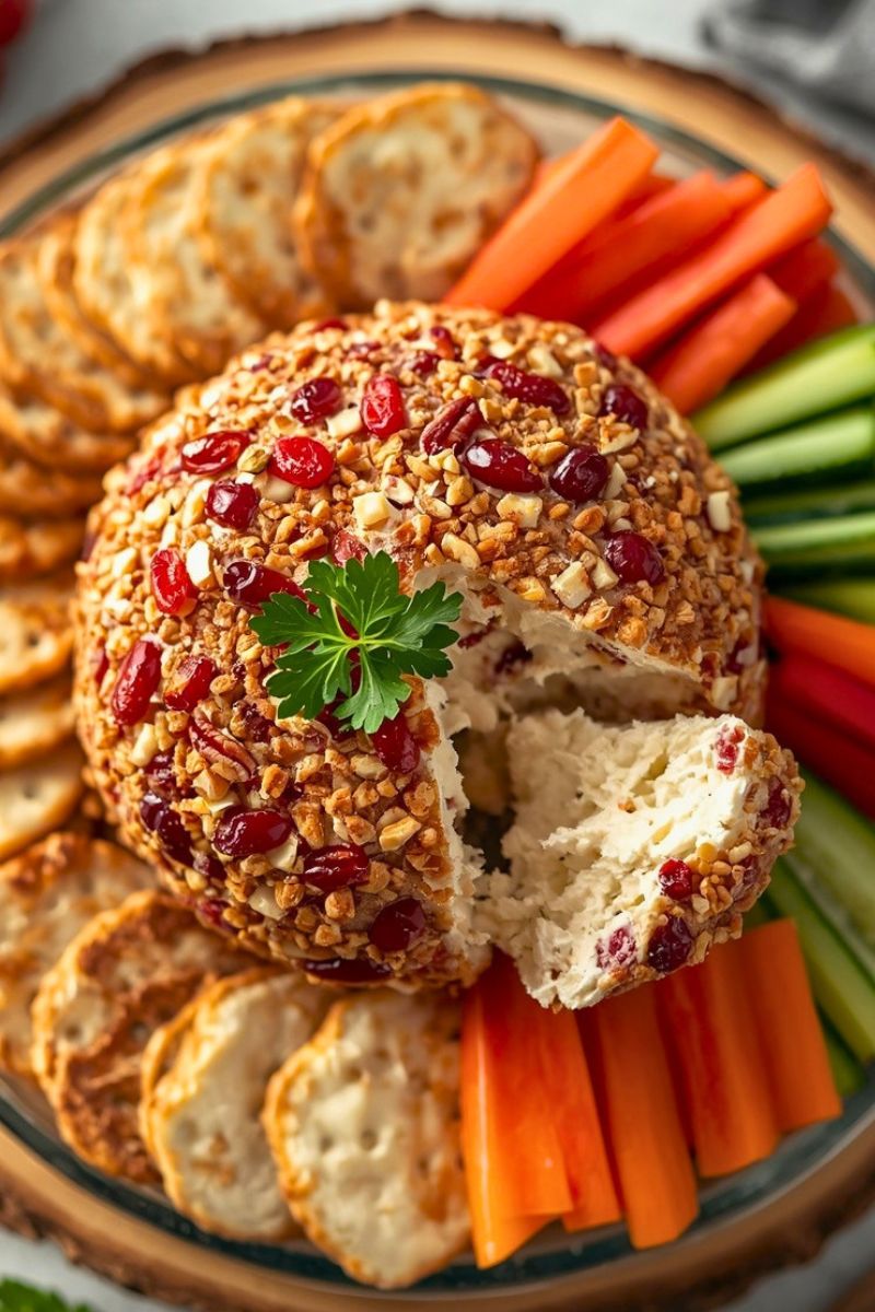 Cranberry Pecan Cheese Ball Recipe