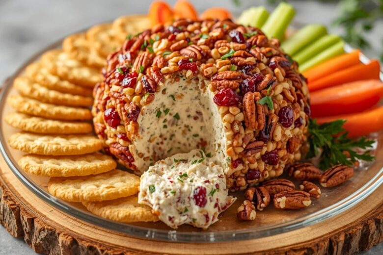 Cranberry Pecan Cheese Ball Recipe