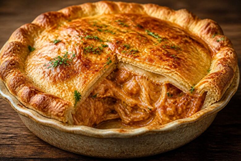 Creamy Barbecue Chicken Pie Recipe