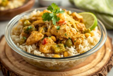 Family-Friendly Green Chile Chicken And Rice Recipe