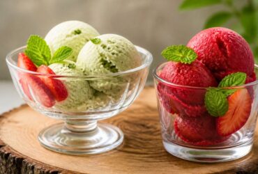 Herbal Homemade Ice Cream and Sorbet Recipe