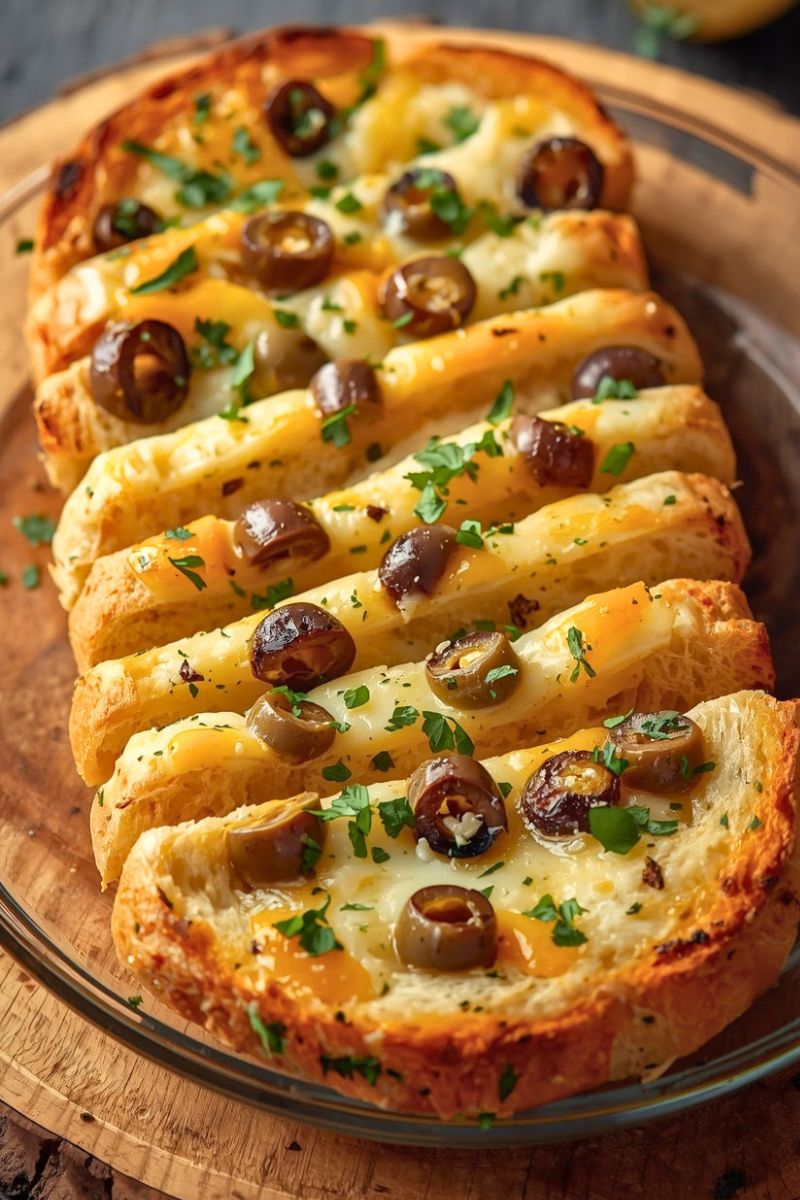 Olive Cheese Bread Recipe