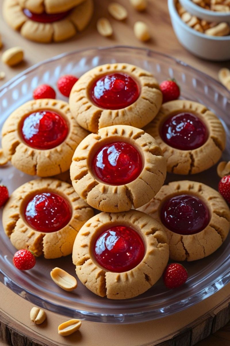 Peanut Butter and Jelly Cookies Recipe