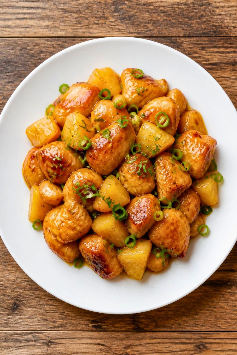 Pineapple Glazed Savory Chicken Recipe