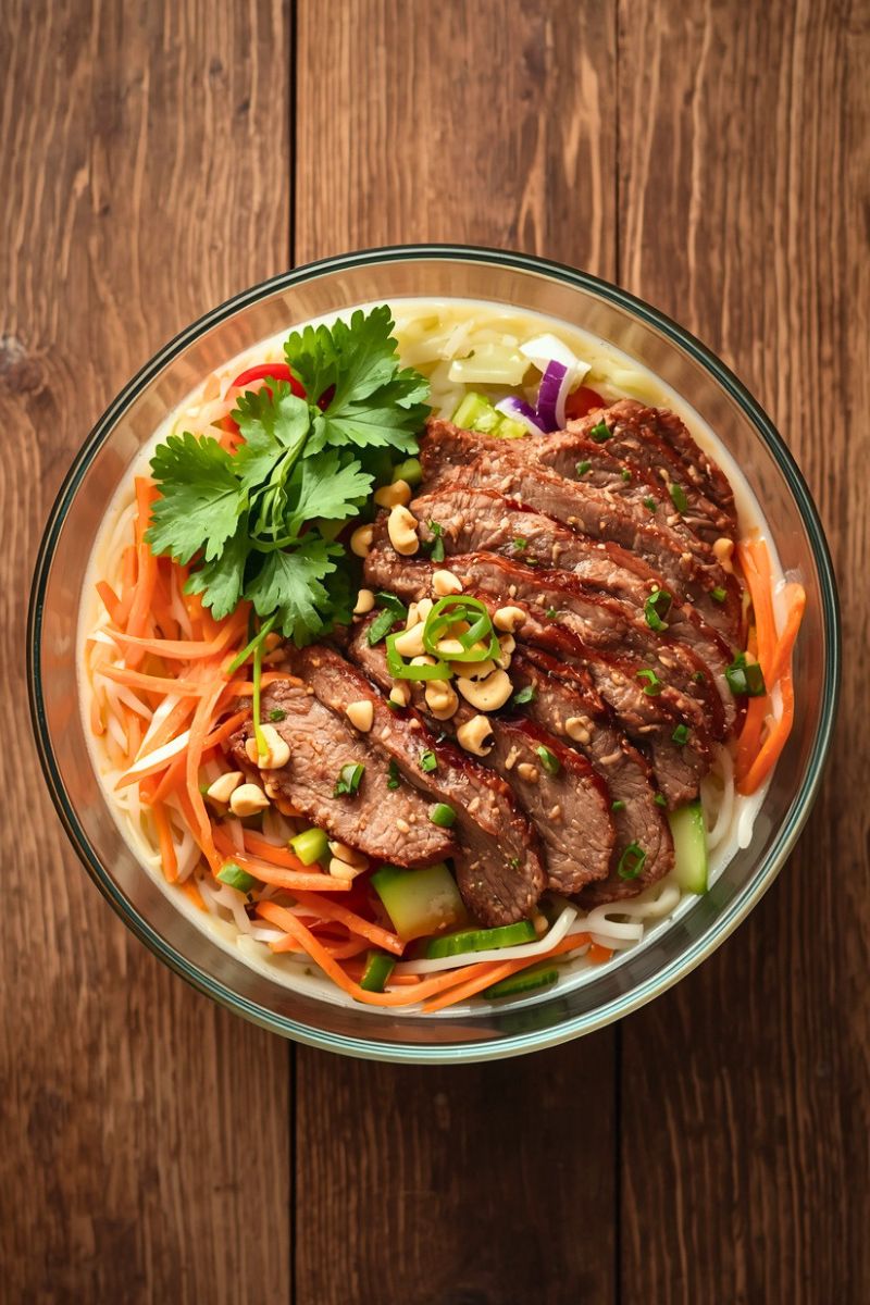 Roast Beef Noodle Salad With Creamy Sauce Recipe