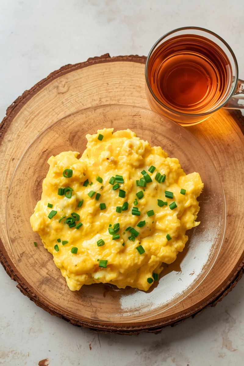 Scrambled Egg and Herbal Tea Recipe