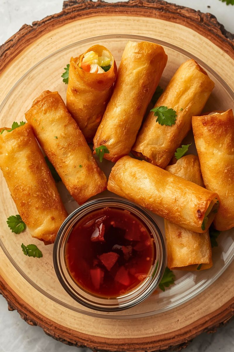 Spring Roll With Plum Sauce Recipe