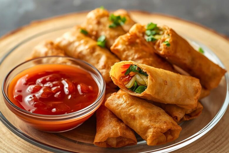 Spring Roll With Plum Sauce Recipe