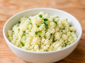Steamed Cauliflower Rice Recipe