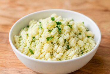 Steamed Cauliflower Rice Recipe