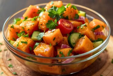 Steamed Ipomoea batatas Salad Recipe