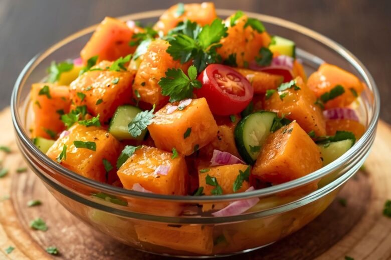Steamed Ipomoea batatas Salad Recipe