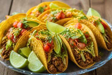 Tacos With Extra Lime Wedges and Fresh Salsa Recipe