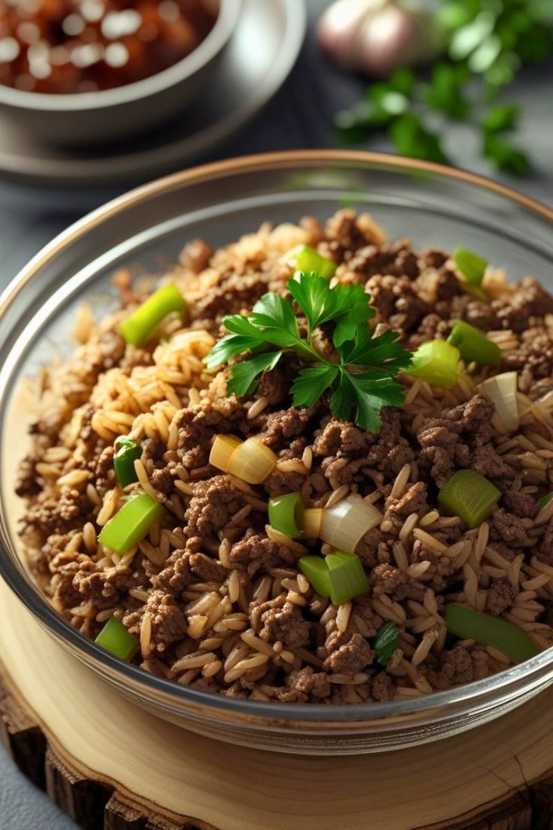 The Best and Easy Ground Beef Dirty Rice Recipe