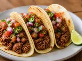 Warm Tortillas with Beef and Fresh Salsa Recipe