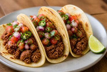 Warm Tortillas with Beef and Fresh Salsa Recipe