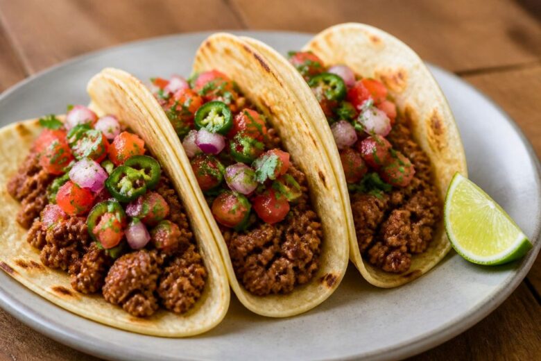 Warm Tortillas with Beef and Fresh Salsa Recipe
