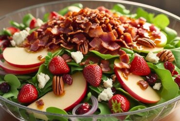 Carolina Dreaming Salad with Warm Bacon Dressing Recipe