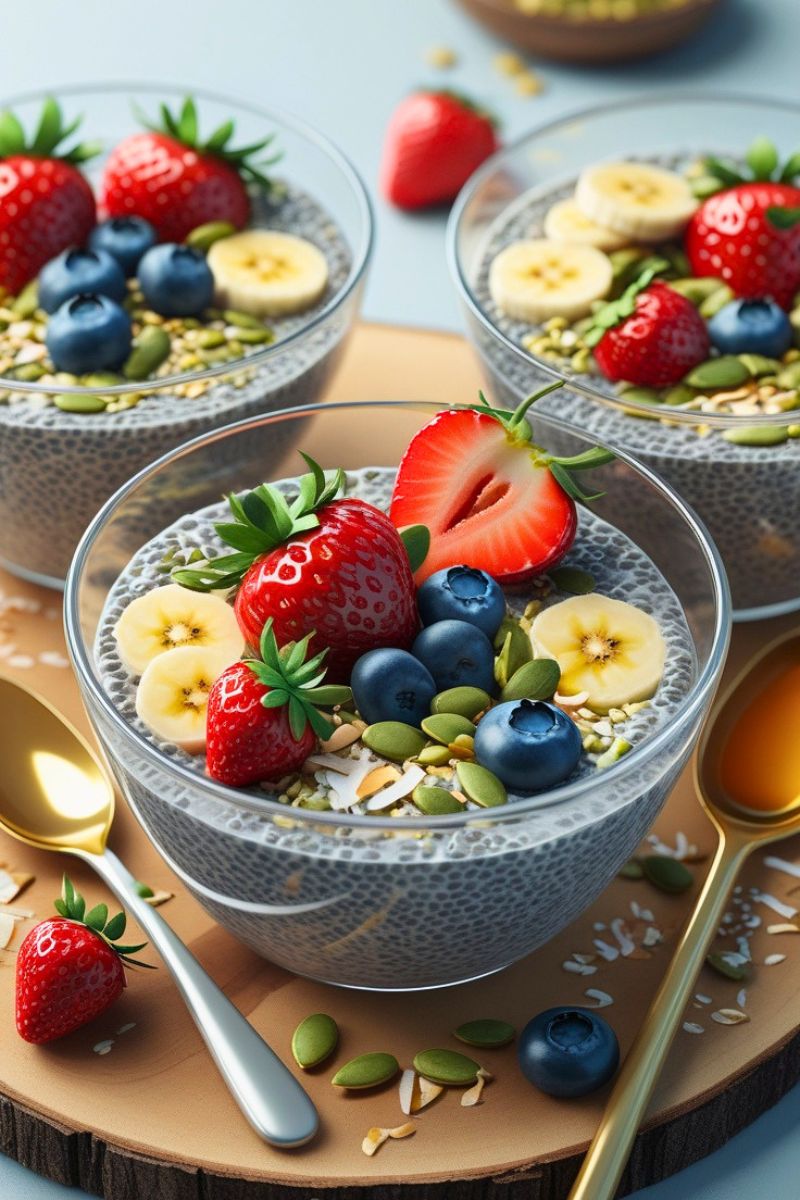 Chia Seed Pudding Bowls Recipe