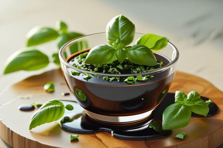 Fresh Basil and Balsamic Drizzle Recipe