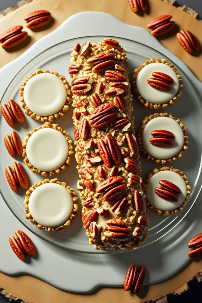 Nana’s 3-Ingredient Pecan Log Recipe