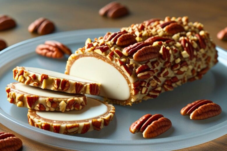 Nana’s 3-Ingredient Pecan Log Recipe