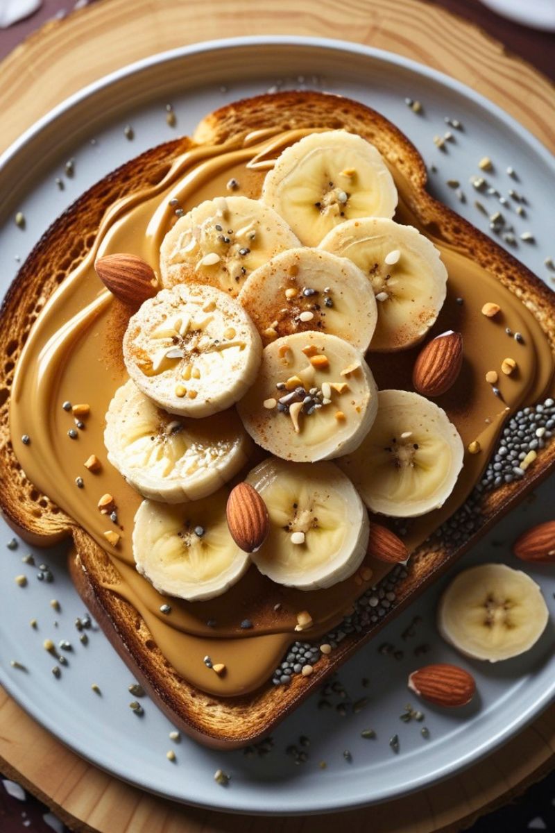 Peanut Butter Banana Toast Recipe