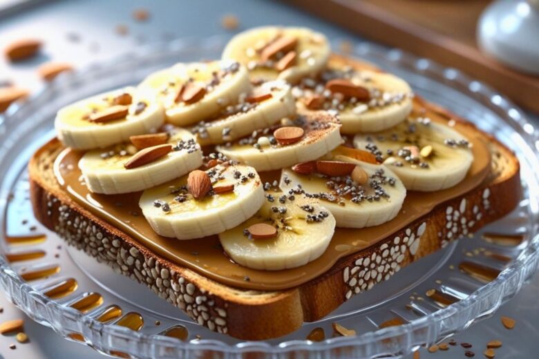 Peanut Butter Banana Toast Recipe